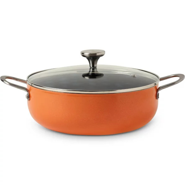 Infuse Aluminum Nonstick 6 Quart Caldero With Lid Cheap