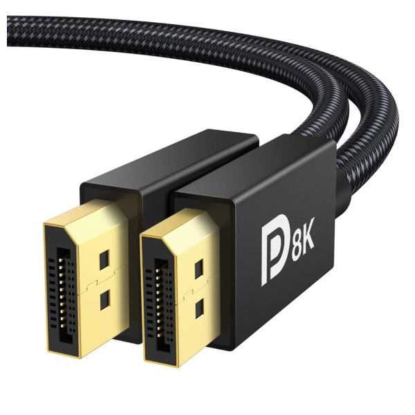 Ivanky 8K 1.4 VESA Certified 6.6ft Braided DisplayPort Cable For Sale