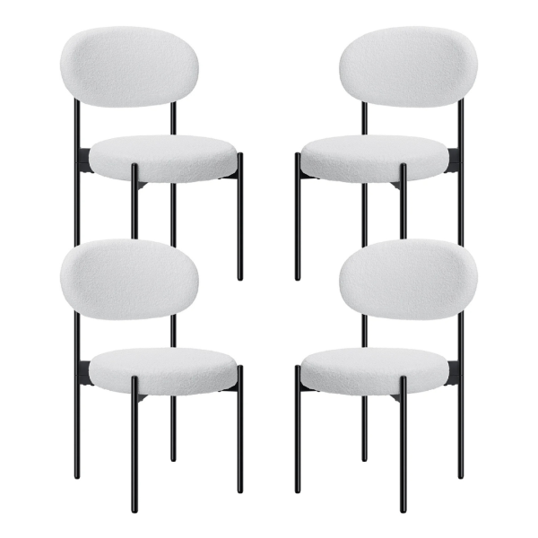 Set Of 4 Upholstered Dining Chairs Sale
