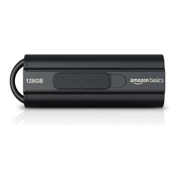 Amazon Basics 128 GB Ultra Fast USB 3.1 Flash Drive, Black Online Sale