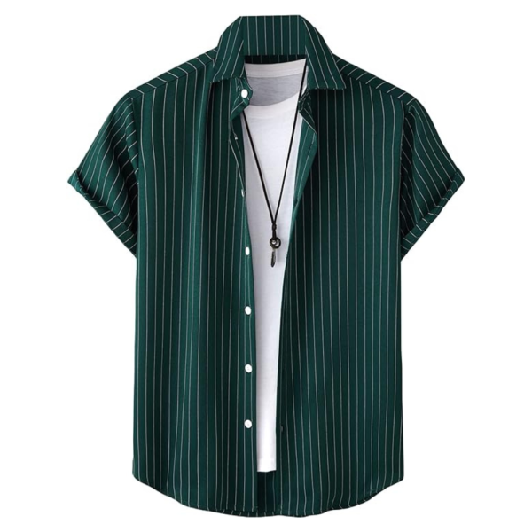 Men s Button Down Short Sleeve Collar Neck Casual Shirts For Discount