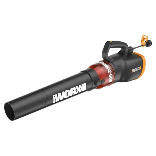 Worx WG520 12 Amp Turbine 600 Electric Leaf Blower Discount