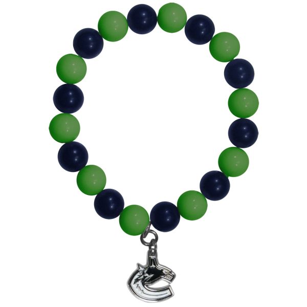Vancouver Canucks® Fan Bead Bracelet Fashion